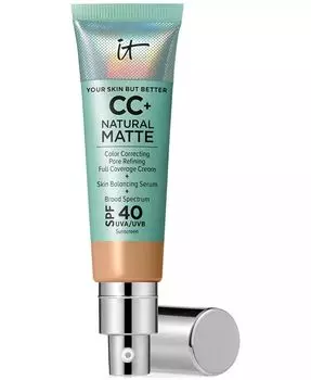CC+ Крем-матовая основа SPF 40 It Cosmetics, цвет Neutral Tan