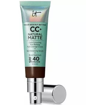 CC+ Крем-матовая основа SPF 40 It Cosmetics, цвет Deep Honey