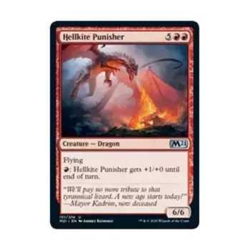 CCG Адский змей-каратель (U), MTG - Core Set 2021