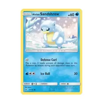 CCG Алолан Сэндшрю (К) # 19, Pokemon - Sun & Moon - Guardians Rising - Singles