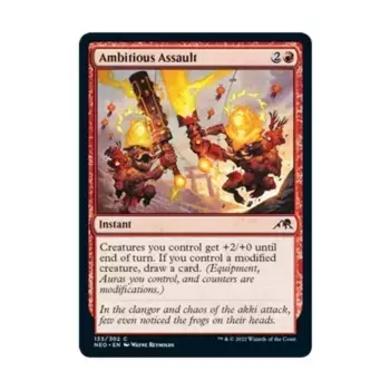 CCG Амбициозный штурм (C) (Рольга), MTG - Kamigawa : Neon Dynasty