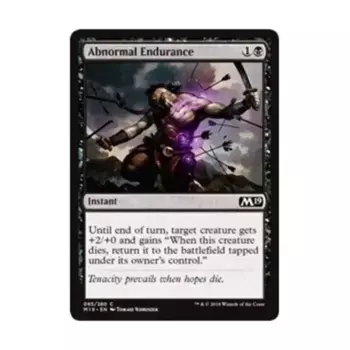 CCG Аномальная выносливость (С), MTG - Core Set 2019