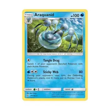 CCG Аракванид (R) № 49/236 (обратная голограмма), Pokemon - SM - Unified Minds - Singles