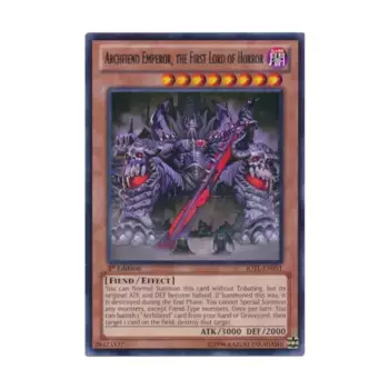 CCG Архидемон-Император — Первый Лорд Ужаса (Редкий), Yu-Gi-Oh - Judgment of the Light - Singles