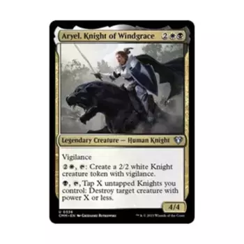 CCG Ариэль, рыцарь Виндгрейс (U), MTG - Commander Masters