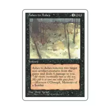 CCG Ashes to Ashes (французский) (U), MTG - Foreign - Renaissance (French)