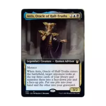 CCG Атрис, Оракул полуправды (расширенное искусство) (R), MTG - Theros Beyond Death
