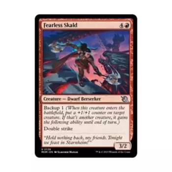 CCG Бесстрашный Скальд (U), MTG - March of the Machine