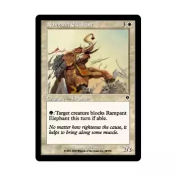 CCG Безудержный слон (C) (Фольга), MTG - Invasion