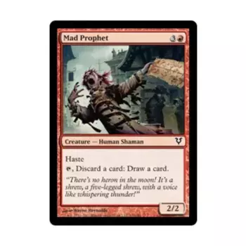 CCG Безумный Пророк (C) (Фольга), MTG - Avacyn Restored