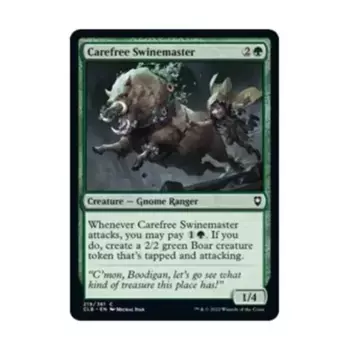 CCG Беззаботный Свиномастер (C) (Фольга), MTG - Commander Legends - Battle for Baldur's Gate