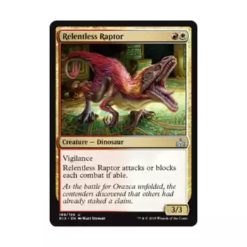 CCG Безжалостный Раптор (U), MTG - Rivals of Ixalan