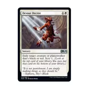 CCG Благочестивый указ (U), MTG - Core Set 2020