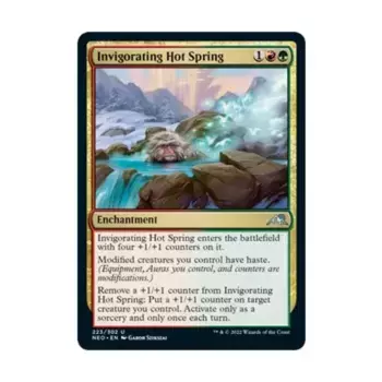 CCG Бодрящий горячий источник (U), MTG - Kamigawa : Neon Dynasty