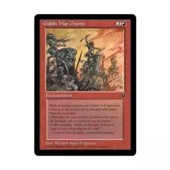 CCG Боевые барабаны гоблинов - Вер. 4 (С4), MTG - Fallen Empires