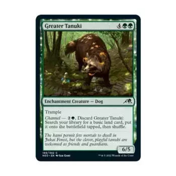 CCG Большой Тануки (С) (Фольга), MTG - Kamigawa : Neon Dynasty