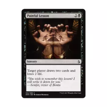 CCG Болезненный урок (с), MTG - Amonkhet