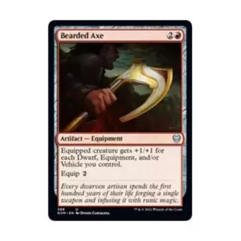 CCG Бородатый топор (U), MTG - Kaldheim