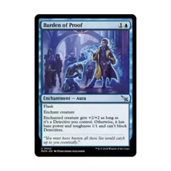 CCG Бремя доказательства (U), MTG - Murders at Karlov Manor