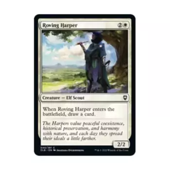 CCG Бродячий Харпер (C) (Рольга), MTG - Commander Legends - Battle for Baldur's Gate