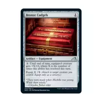 CCG Бронзовые дубинки (U), MTG - Kamigawa : Neon Dynasty