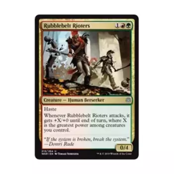 CCG Бунтовщики из Рублпояса (U), MTG - War of the Spark