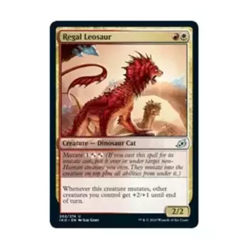 CCG Царственный леозавр (U), MTG - Ikoria - Lair of Behemoths
