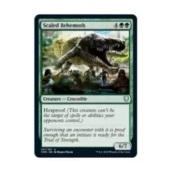CCG Чешуйчатый бегемот (U), MTG - Commander Legends