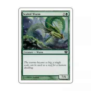 CCG Чешуйчатый червь (С) (Фольга), MTG - 9th Edition