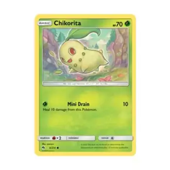 CCG Чикорита (6) (C) #6, Pokemon - SM - Lost Thunder - Singles
