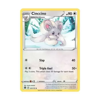 CCG Чинччино (Ю) # 125/172, Pokemon - SWSH09: Brilliant Stars - Singles