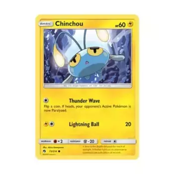 CCG Чинчоу (К) #73, Pokemon - SM - Lost Thunder - Singles
