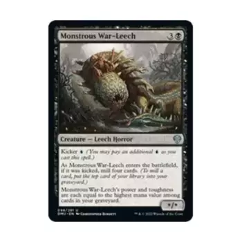 CCG Чудовищная боевая пиявка (U), MTG - Dominaria United