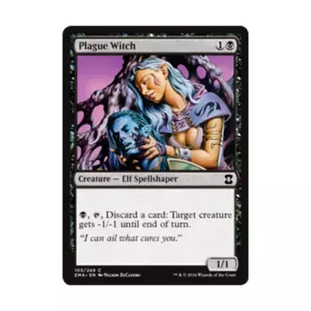 CCG Чумная ведьма (С) (фольга), MTG - Eternal Masters