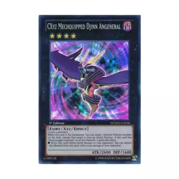 CCG Cxyz Механизированный Джинн Ангенерал (Супер Редкий), Yu-Gi-Oh - Number Hunters - Singles