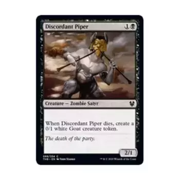 CCG Дискордантная Пайпер (К), MTG - Theros Beyond Death