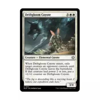 CCG Дрейфующий мраковый койот (U), MTG - Bloomburrow