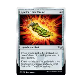 CCG Другой большой палец Крака (U), MTG - Unstable