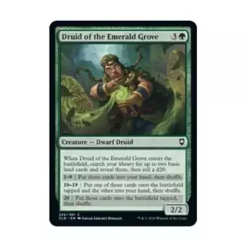 CCG Друид Изумрудной рощи (С) (фольга), MTG - Commander Legends - Battle for Baldur's Gate