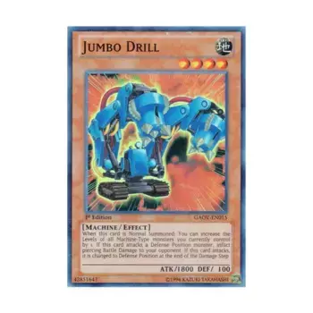 CCG Джамбо Дрель (Супер Редкий), Yu-Gi-Oh - Galactic Overlord - Singles