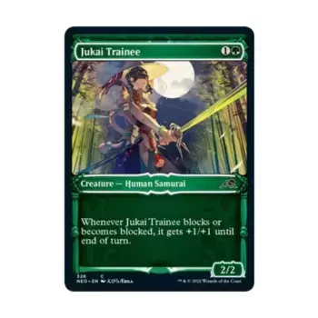 CCG Джукай-стажер (Витрина) (С) (Фольга), MTG - Kamigawa : Neon Dynasty