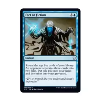 CCG Факт или вымысел (U), MTG - Commander 2019