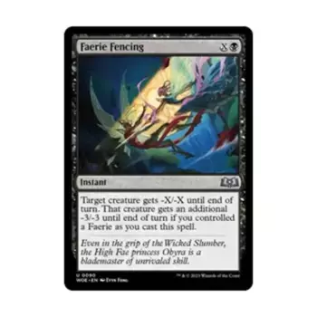 CCG Феерическое фехтование (U), MTG - Wilds of Eldraine