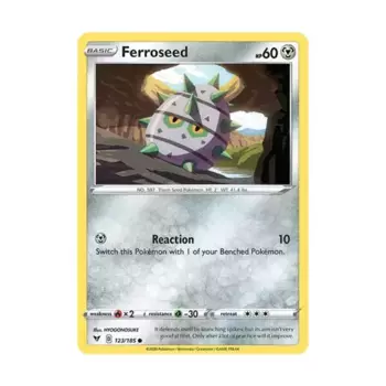 CCG Ферросид (C) № 123/185, Pokemon - SWSH04 - Vivid Voltage - Singles