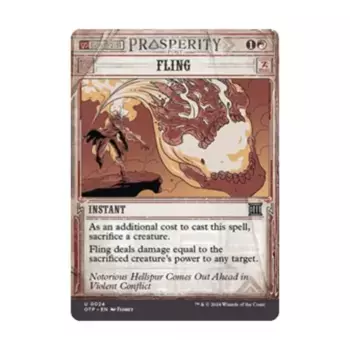 CCG Флинг (U), MTG - OTJ Breaking News