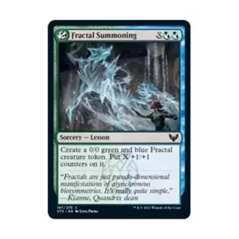 CCG Фрактальный призыв (С), MTG - Strixhaven - School of Mages
