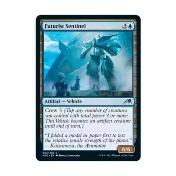 CCG Футуристический Страж (C) (Фольга), MTG - Kamigawa : Neon Dynasty