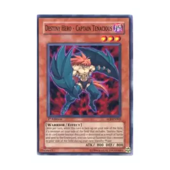 CCG Герой Судьбы — Капитан Тенасиус (Обычный), Yu-Gi-Oh - Enemy of Justice - Singles