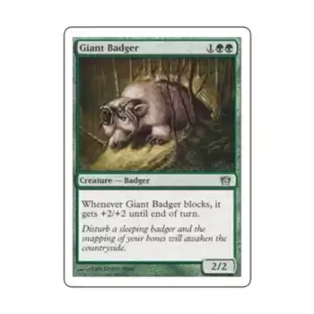CCG Гигантский барсук (С), MTG - 8th Edition