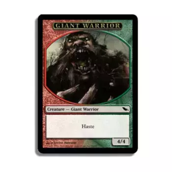CCG Гигантский воин – жетон (С), MTG - Shadowmoor